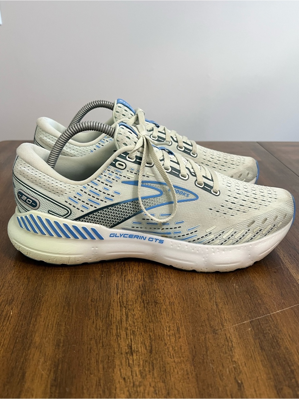 Brooks Glycerin GTS 20 Running Shoes - Light Ocean Blue Womens Size 11 B